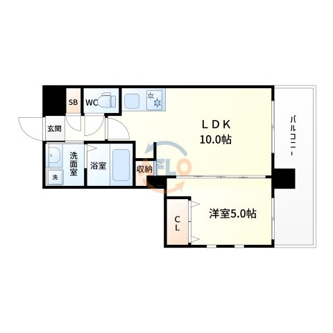 グランシス江坂の間取り|グランシス江坂　間取り