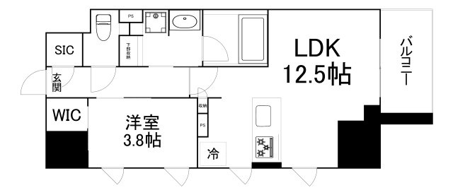 【間取り】 | ザ・パークハビオ谷町六丁目クロス