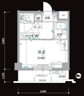 【間取り】 | リヴシティ新宿弐番館