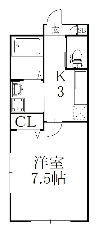 ルカ氷川の間取り