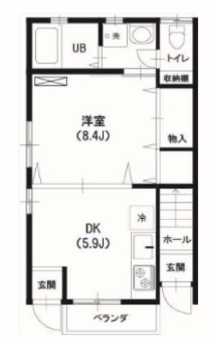 エスポワール辰沼A棟の間取り