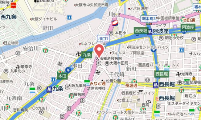 【地図】 | エステムコート阿波座プレミアム