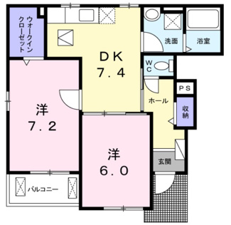 【間取り】 | カーサ・オーロラ | 間取りです。
