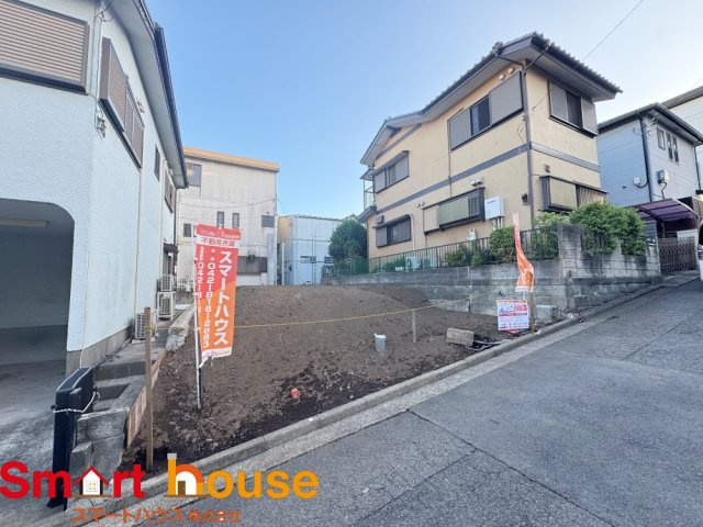 大和市柳橋５期の前面道路含む現地写真