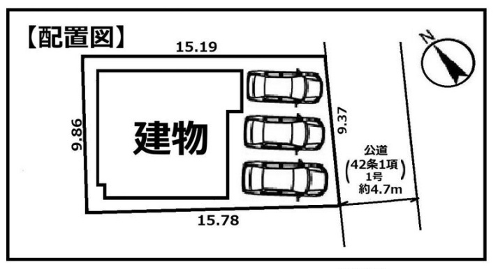 愛川町中津１棟の区画図