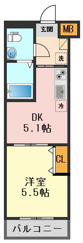 ミライズ柴又レジデンスの間取り