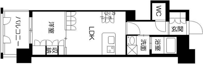 【間取り】 | サンロージュ薬院駅前