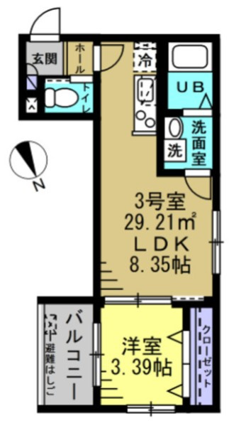 TUP津田沼の間取り