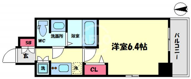 ジュネーゼグラン南堀江の間取り|ジュネーゼグラン南堀江　間取り