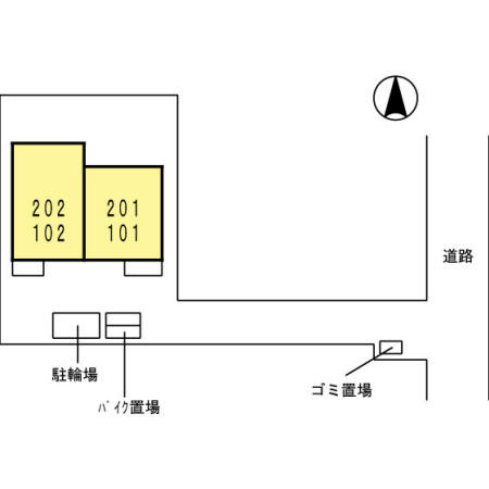 ガーネットの区画図