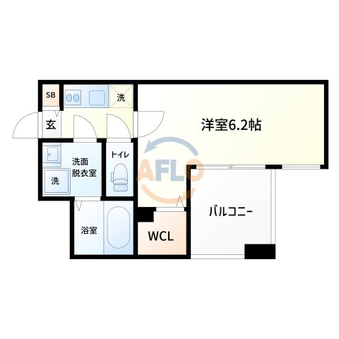 JMFレジデンス海老江の間取り|エスリードレジデンス大阪福島シティクロス　間取り