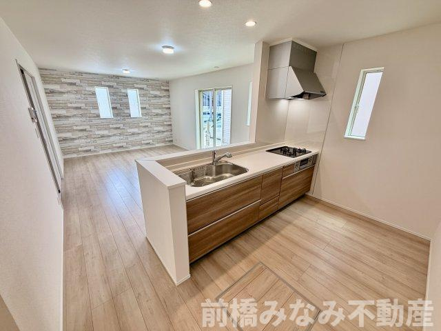 【新築】前橋市南町2丁目　A号棟(全２棟)　ハートフルタウン　新築建売分譲のキッチン|キッチンです