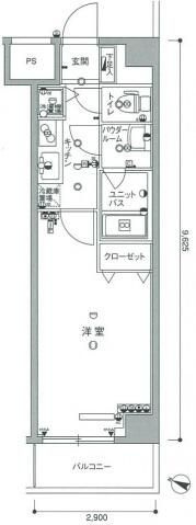 スカイコート板橋五番館の間取り