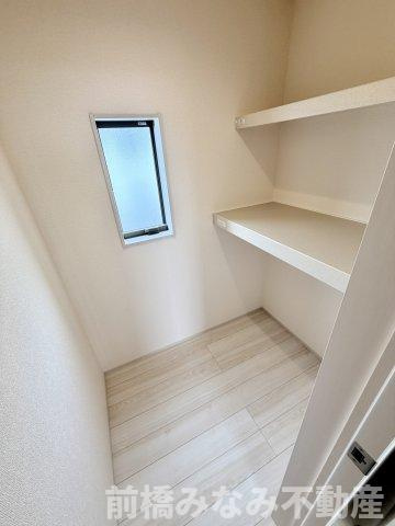 【新築】前橋市富士見町時沢第12　４号棟(全５棟)　リーブルガーデン　新築建売分譲の収納|収納のためのスペースです