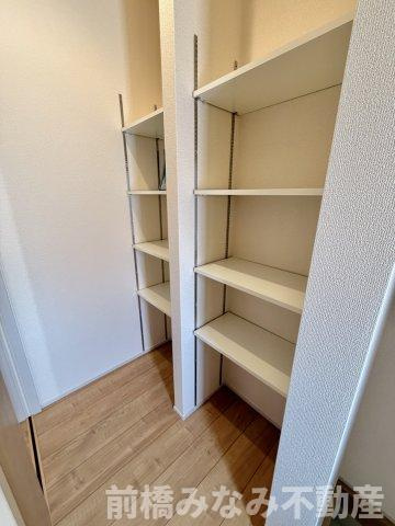 【新築】前橋市富士見町時沢第12　２号棟(全５棟)　リーブルガーデン　新築建売分譲の収納|専用の収納スペースです