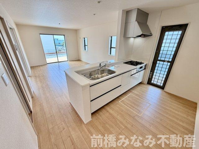 【新築】前橋市富士見町時沢第12　２号棟(全５棟)　リーブルガーデン　新築建売分譲のキッチン|使いやすいキッチンです