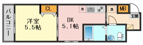 ミライズ柴又レジデンスの間取り