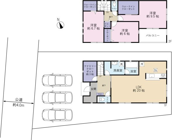 さいたま市緑区三室戸建ての間取り
