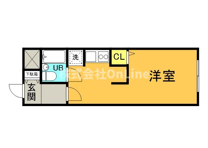 ワイエム八戸ノ里の間取り