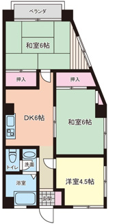【間取り】 | オーヴァル多摩川