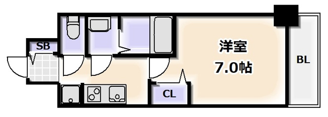 【間取り】 | ファステートNAMBA華月