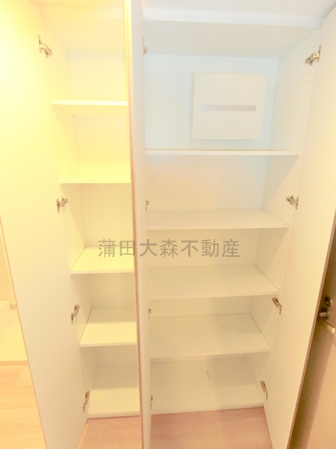 LUXENAラグゼナ平和島の収納|廊下の棚収納