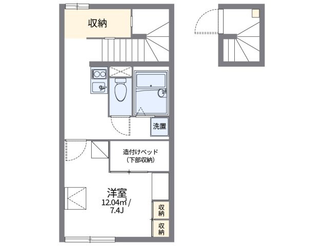 レオパレスエスピナカⅡの間取り