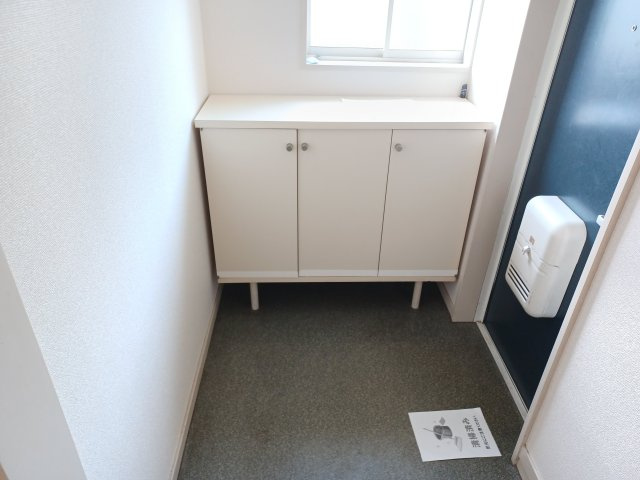 セゾン松原B棟の玄関|ゆったりとした玄関です