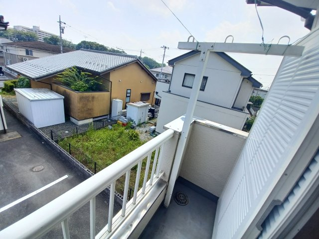 セゾン松原B棟のバルコニー|バルコニーです