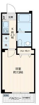 ルミエール池袋の間取り|間取りです。