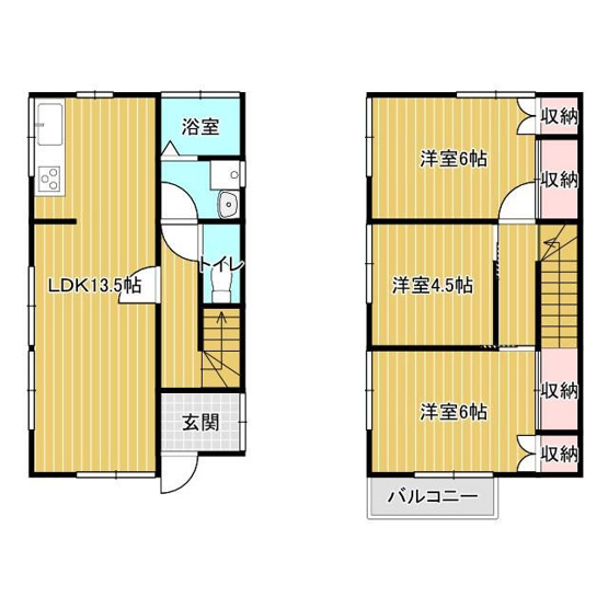 【間取り】 | 大野台貸家
