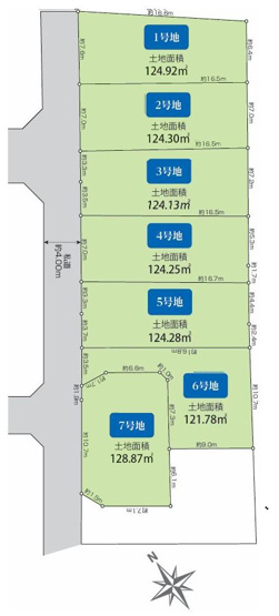 【土地図】 | 西東京市芝久保町5丁目　売地　全7区画