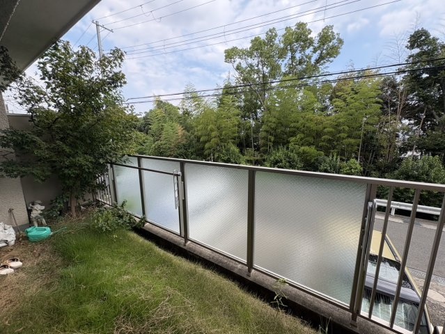 岡本パークマンションの庭