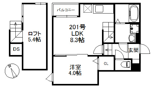 【間取り】 | パサージュ箱崎　★プライスホームなら仲介手数料が割引価格です！★