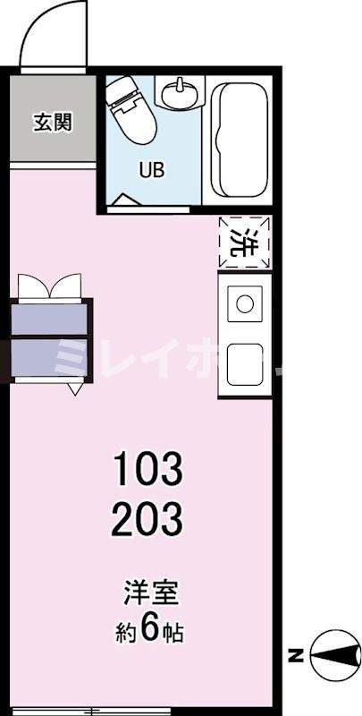 ジュネス山王の間取り