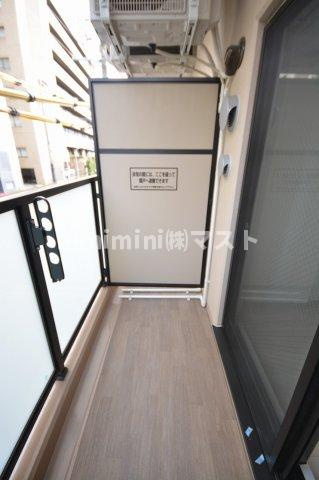 ALZA西本町のバルコニー