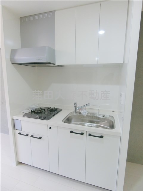 COCOCUBE鵜の木のキッチン|2口ガスシステムキッチン