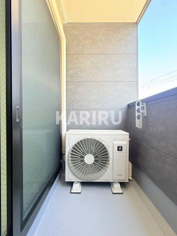 ハーモニーテラス伝法Ⅵのバルコニー