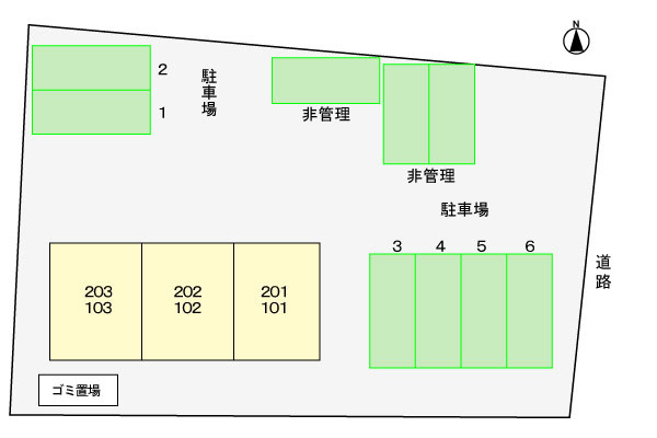 【区画図】 | シティーハイツ奈良橋