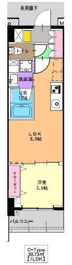 サカント・オラージュ船橋の間取り