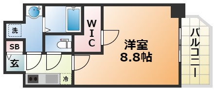 プレサンス神戸元町ベルシオンの間取り