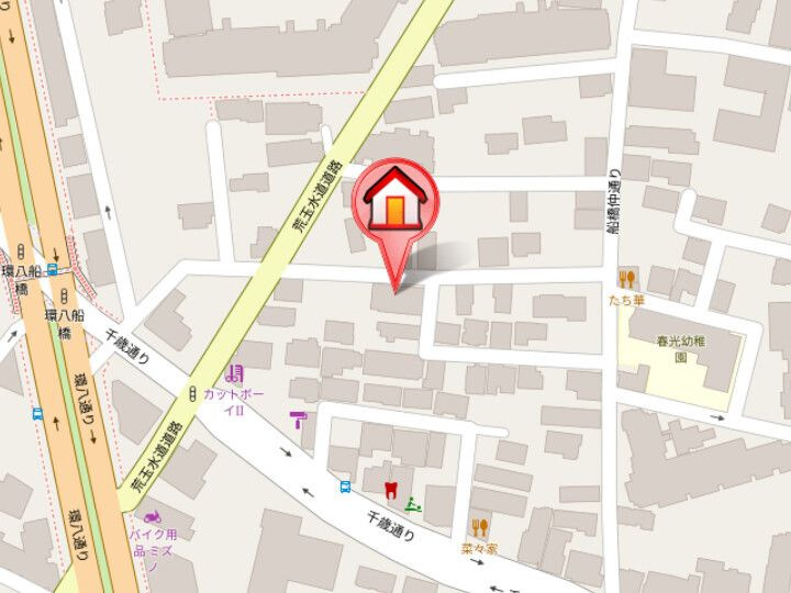 冨士フラッツの地図