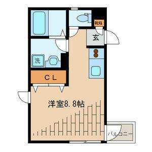 エレガン白糸台の間取り
