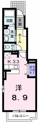 【間取り】 | パンシオン・フォン