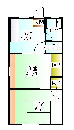 石川ハイムの間取り