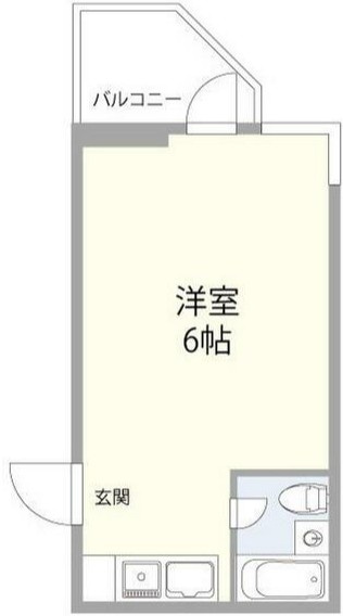 マンション岡の間取り|間取りです。