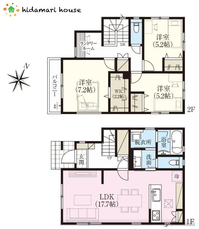 北本市緑1丁目　新築戸建　04の間取り