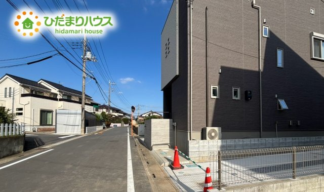 北本市緑1丁目　新築戸建　04の前面道路含む現地写真|9/28撮影