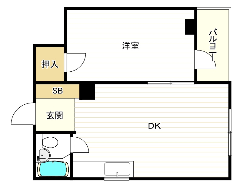 阿倍野阪南マンションの間取り