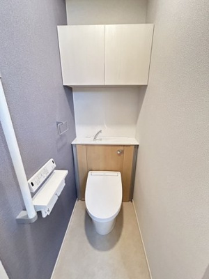 【トイレ】 | シュシュテラス | 落ち着いた色調のトイレです